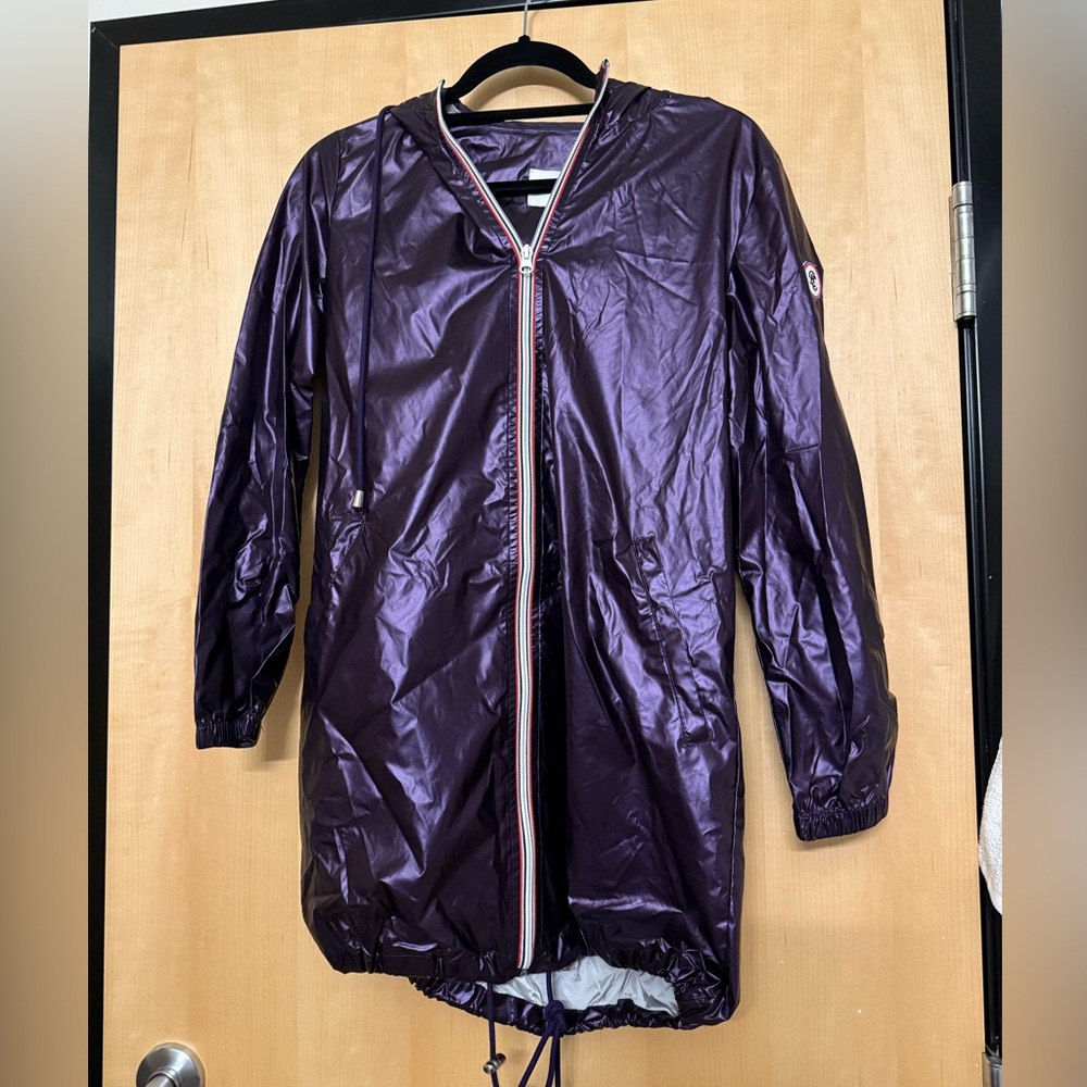 Rainy La Petite Etoile shiny purple Violet windbreaker waterproof jacket